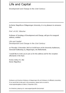 Oratie uitnodiging achterkant